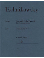 P.I. Čajkovskij: Serenade in C major op. 48 (noty pro smyčcový orchestr, partitura)
