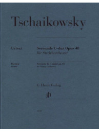 P.I. Čajkovskij: Serenade in C major op. 48 (noty pro smyčcový orchestr, partitura)