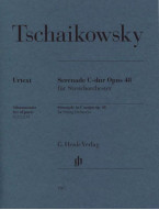 P.I. Čajkovskij: Serenade in C major op. 48 (noty pro smyčcový orchestr, party)