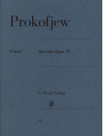 Sergej Prokofjev: Toccata Op. 11 (noty na klavír)