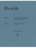Antonín Dvořák: Serenade in E major op. 22 (noty pro smyčcový orchestr, partitura)