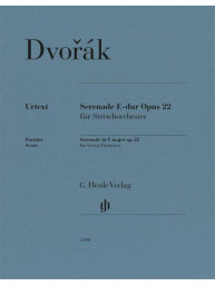 Antonín Dvořák: Serenade in E major op. 22 (noty pro smyčcový orchestr, partitura)