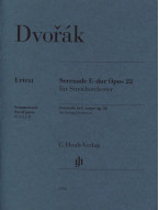 Antonín Dvořák: Serenade in E major op. 22 (noty pro smyčcový orchestr, party)