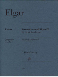 Edward Elgar: Serenade in E minor op. 20 (noty pro smyčcový orchestr, party)