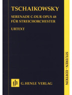 P.I. Čajkovskij: Serenade in C major Op. 48 (noty pro smyčcový orchestr, studijní partitura)