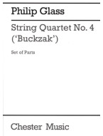 Philip Glass: String Quartet No .4 - Buckzak (noty pro smyčcový kvartet, party)