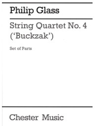 Philip Glass: String Quartet No .4 - Buckzak (noty pro smyčcový kvartet, party)