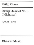 Philip Glass: String Quartet No. 3 - Mishima (noty pro smyčcový kvartet, party)