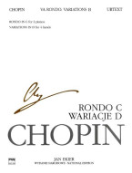 Frédéric Chopin: Variations in C major, Rondo in D Major (noty na čtyřruční klavír)