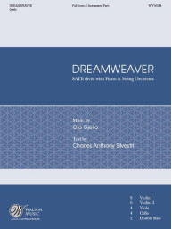 Ola Gjeilo: Dreamweaver - SATB (noty na sborový zpěv, klavír, smyčcový orchestr, partitura, party)