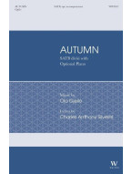 Ola Gjeilo: Autumn - SATB (noty na sborový zpěv, klavír) - SADA 5 ks