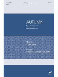 Ola Gjeilo: Autumn - SATB (noty na sborový zpěv, klavír) - SADA 5 ks