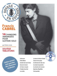 Voyage en Guitare: Francis Cabrel (noty, tabulatury na kytaru)(+audio)