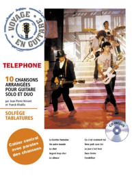 Voyage en Guitare: Téléphone (noty, tabulatury na kytaru)(+audio)