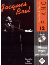 Spécial Piano 12: Jacques Brel (noty na klavír)(+audio)