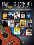 Chart hits of 2014-2015 (noty, melodická linka, akordy na ukulele)