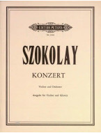 Sándor Szokolay: Violin Concerto (noty na housle, klavír)