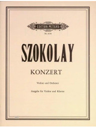 Sándor Szokolay: Violin Concerto (noty na housle, klavír)