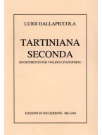 Luigi Dallapiccola: Tartiniana Seconda 1955-1956 (noty na housle, klavír)