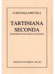 Luigi Dallapiccola: Tartiniana Seconda 1955-1956 (noty na housle, klavír)