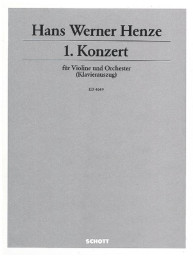 Hans Werner Henze: 1. Konzert (noty na housle, klavír)