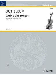 Henri Dutilleux: L'Arbre des songes (noty na housle, klavír)