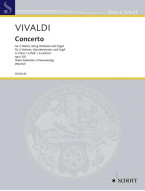 Antonio Vivaldi: L'Estro Armonico op. 3/8 RV 522 (noty pro 2 housle, klavír)