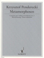 Krzysztof Penderecki: Metamorphosen (noty na housle, klavír)