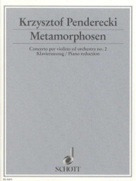 Krzysztof Penderecki: Metamorphosen (noty na housle, klavír)