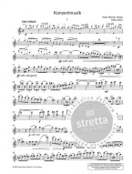 Hans Werner Henze: Konzertmusik (noty na housle, klavír)