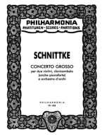 Alfred Schnittke: Concerto Grosso No.1 (noty pro 2 housle, klavír, orchestr, partitura)