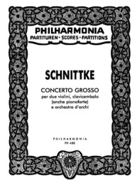 Alfred Schnittke: Concerto Grosso No.1 (noty pro 2 housle, klavír, orchestr, partitura)