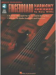 Fingerboard Harmony for Bass: A linear approach for 4-, 5- and 6- string bass (noty na baskytaru)(+audio)