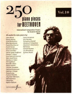 250 Piano Pieces For Beethoven - Vol. 10 (noty na klavír)