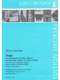 Alfred Schnittke: Tango (noty na housle, klavír)