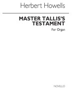 Herbert Howells: Master Tallis's Testament (noty na varhany)