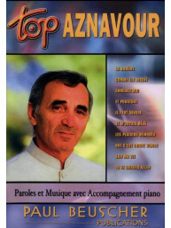 Charles Aznavour: Top Aznavour (noty na klavír, zpěv, akordy)