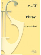 Antonio Vivaldi: Piango (noty na klavír, zpěv)
