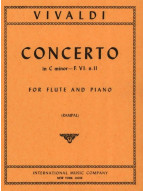 Antonio Vivaldi: Concerto In C Minor F Vi N. 11 (noty na příčnou flétnu, klavír)
