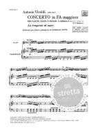 Antonio Vivaldi: Concerto in Fa Maggiore La Tempesta di Mare Rv 433 (noty na příčnou flétnu, klavír)