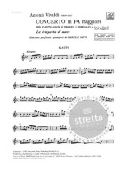 Antonio Vivaldi: Concerto in Fa Maggiore La Tempesta di Mare Rv 433 (noty na příčnou flétnu, klavír)