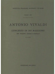 Antonio Vivaldi: Concerto In C Major RV 177 (noty na housle, smyčce, partitura)