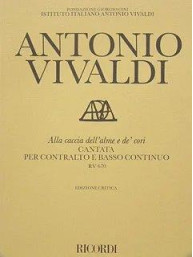 Antonio Vivaldi: Alla Caccia Dell'Alme E De' Cori Rv 670 (noty na klavír, zpěv)