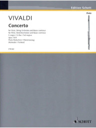Antonio Vivaldi: Concerto In G major op. 10/4 (noty na příčnou flétnu, klavír)