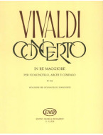 Antonio Vivaldi: Concerto D RV 403 (noty na violoncello, klavír)