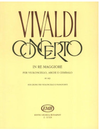 Antonio Vivaldi: Concerto D RV 403 (noty na violoncello, klavír)