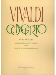 Antonio Vivaldi: Concerto In D Major RV 399 (noty na violoncello, klavír)