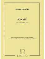 Antonio Vivaldi: Sonata In E minor op. 2/5 (noty na violoncello, klavír)