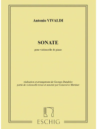 Antonio Vivaldi: Sonata In E minor op. 2/5 (noty na violoncello, klavír)