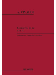 Antonio Vivaldi: Concerto Per Vc., Archi E B.C.: In Re Rv 403 (noty na violoncello, klavír)